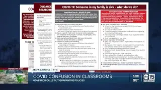 Confusion over local school districts and COVID policies