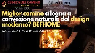 Miglior camino a LEGNA a convezione naturale, design incredibile? ve lo mostro!  zetalinea puntata 2