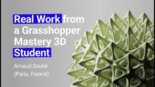 Real Work from a Grasshopper Structural Mastery 3D Student &ndash; Arnaud (Paris, France)