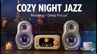 Cozy Night Jazz Saxophone 🎷 3 Hours of Soft Jazz for Reading & Deep Focus