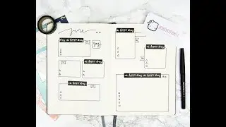PWM Bullet Journal Week 25