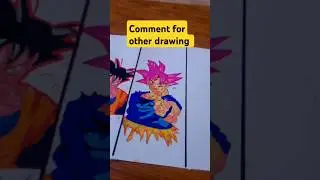 Drawing Goku all Forms series super Saiyan! |#shorts #goku #dragonball
