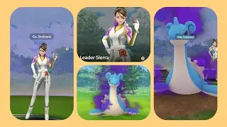 How to Defeat Sierra with two Lapras? Easy team formation. Overpowering Sierra.