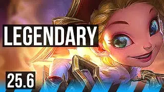 ZOE vs TWISTED FATE (MID) | 10/0/2, 6 solo kills, Legendary | KR Master | 25.6