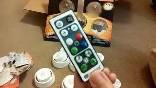 Duracell LED Puck Lights 5 Pack from Costco Unboxing