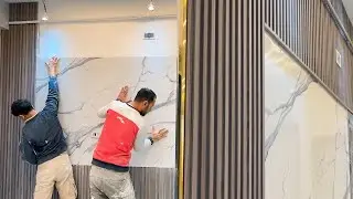 The Best Way to Install Marble & Wood Wall Panels Easily and Professionally”