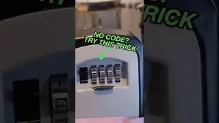 Как открыть навесной замок БЕЗ кодовой комбинации 🤯