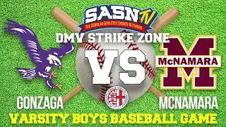 DMV Strike Zone Gonzaga vs McNamara Game Highlights