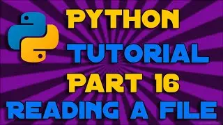 Reading a Text File | Python Programming Tutorial #16