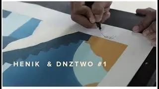 Acrylic on Paper by Henik & Dnztwo
