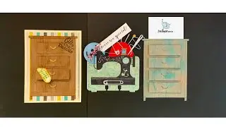 Inloveartshop.com project share, sewing set and chest of drawers, 25% off code G-72579