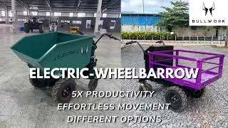 India&rsquo;s Smartest Electric Wheelbarrow &ndash; Material Handling!
