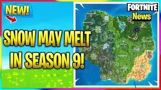 FORTNITE SNOW BIOME COULD MELT IN SEASON 9! | Fortnite Battle Royale Info