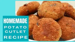 potato cutlet recipe/home made crispy potato cutlets | cutlet | aloo tikki