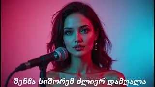 შენმა სიშორემ ძლიერ დამღალა ❤️ Shenma sishorem dzlier damgala 🎵(ახალი Remix)🎵 -  #aiსიმღერები