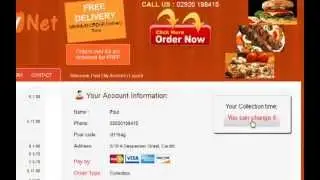 Takeaway online ordering website demo tour.