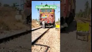 Pointsman Work In Railway | Shorts #viral #shorts #youtubeshorts
