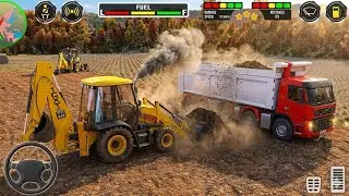 Bridge Construction JCB Game 3D 🏗️ | Construction Vehicles driving | Android Gameplay [Day - 2]