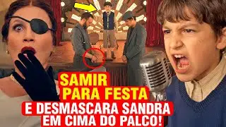 ÊTA MUNDO MELHOR - SAMIR PARA FESTA DE ANO NOVO E DESMASCARA SANDRA EM CIMA DO PALCO! - resumo das 6