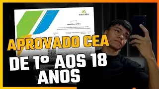 COMO PASSAR NO CEA ANBIMA: COMO FIZ PARA PASSAR DE 1&deg; NO CEA AOS 18 ANOS!!