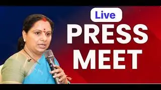 LIVE: Kalvakuntla Kavitha Press Meet || Kalvakuntla Kavitha Press Meet Live