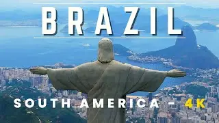 Flying Over Brazil (4K UHD) - Relaxing Music with Scenic Views of Beautiful Brazil in 4K UHD