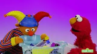 Elmo y Ernie reutilizan objetos