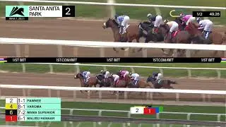 Pawnee wins Race 2 on Sunday, March 7th, 2021 at Santa Anita Park.