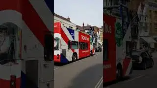 Bus Spotting in Windsor TOOT Open Top Plaxton President DLP265 (LJ51 DKX) Hop-on Hop-off