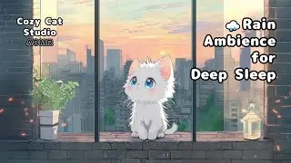 🌧️Rain Ambience with Soft Piano🌆 | 🌧️도시의 빗소리와 잔잔한 피아노🌆