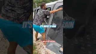 How to Take a Wet Awning Down in the Rain ⛺🌧️ Camping Hack!