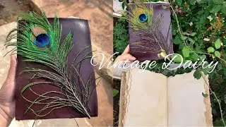How to make vintage diary at home | How to make journal diary | Diy vintage diary | diy journal