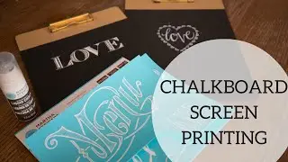 Martha Stewart Chalkboard Screen Printing Product Review