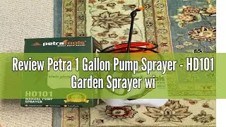 Review Petra 1 Gallon Pump Sprayer - HD101 Garden Sprayer with 2 Nozzles Included, Pump Spray Bottle