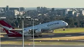 10 Minutes of ONLY Heavy Aircrafts Taking Off and Landing at Sydney Airport ✈️🇦🇺🦘