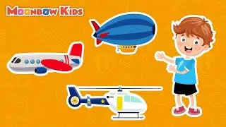 Learn Aircraft Vocabulary with Fun Animation✈️English Words Learning for Toddlers & Preschoolers 🎶📚