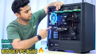 Intel 12th Gen Core i7 PC Build & DETAILED TEST | DDR4 PC Build