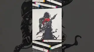 How To INK Your DRAWINGS! #arttutorial #drawing #fyp #art