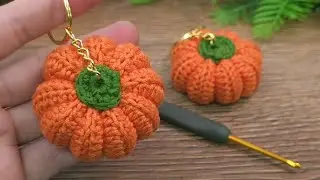 ♡~Wow!!~♡This is so cute. very easy crochet pumpkin tutorial you will love it.. #crochet  #knitting!