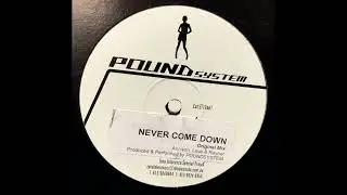 Pound System - Never Come Down (Original Mix)