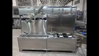 semi automatic 5 gallon bottle rinsing filling capping machine