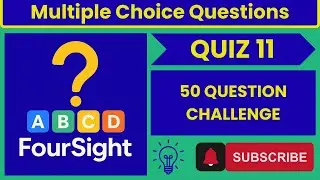 50 Questions, 50 Answers | FourSight MCQ Challenge | Trivia Challenge | General Awareness (Quiz 11)