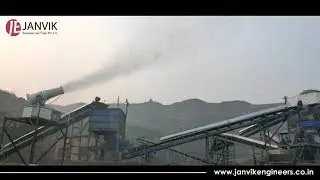 stone crusher dust suppression system / construction site dust suppression system