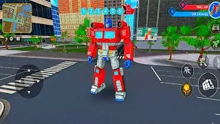 Optimus Robot Truck Transformers Battle Of the City Game 2025 - Android Gameplay