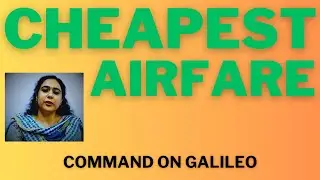 How to check Lowest Fare on GDS Galileo I  Using Fare Shopping in PNR I IATA Ticket Issuance
