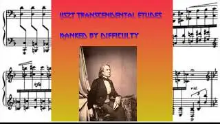 Liszt Transcendental Études Ranked by Difficulty