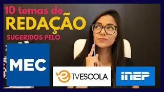 ENEM 2021 | TEMAS DE REDAÇÃO DIVULGADOS PELO MEC E INEP