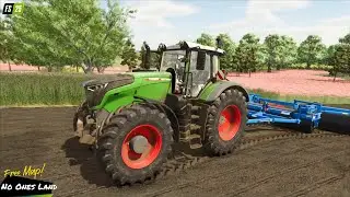 No Ones Land map, bought a Brandt LandRoller 591A, first field /FS25 Farming Simulator 2025