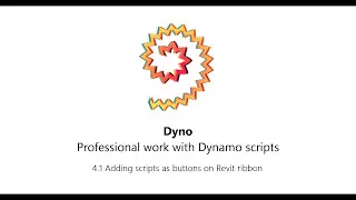 Dyno - 4.1 Adding scripts as buttons on Revit ribbon