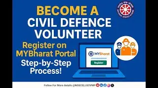 How to Register as a Civil Defence Volunteer on MYBharat Portal | Step-by-Step Guide 2025 #mpnss